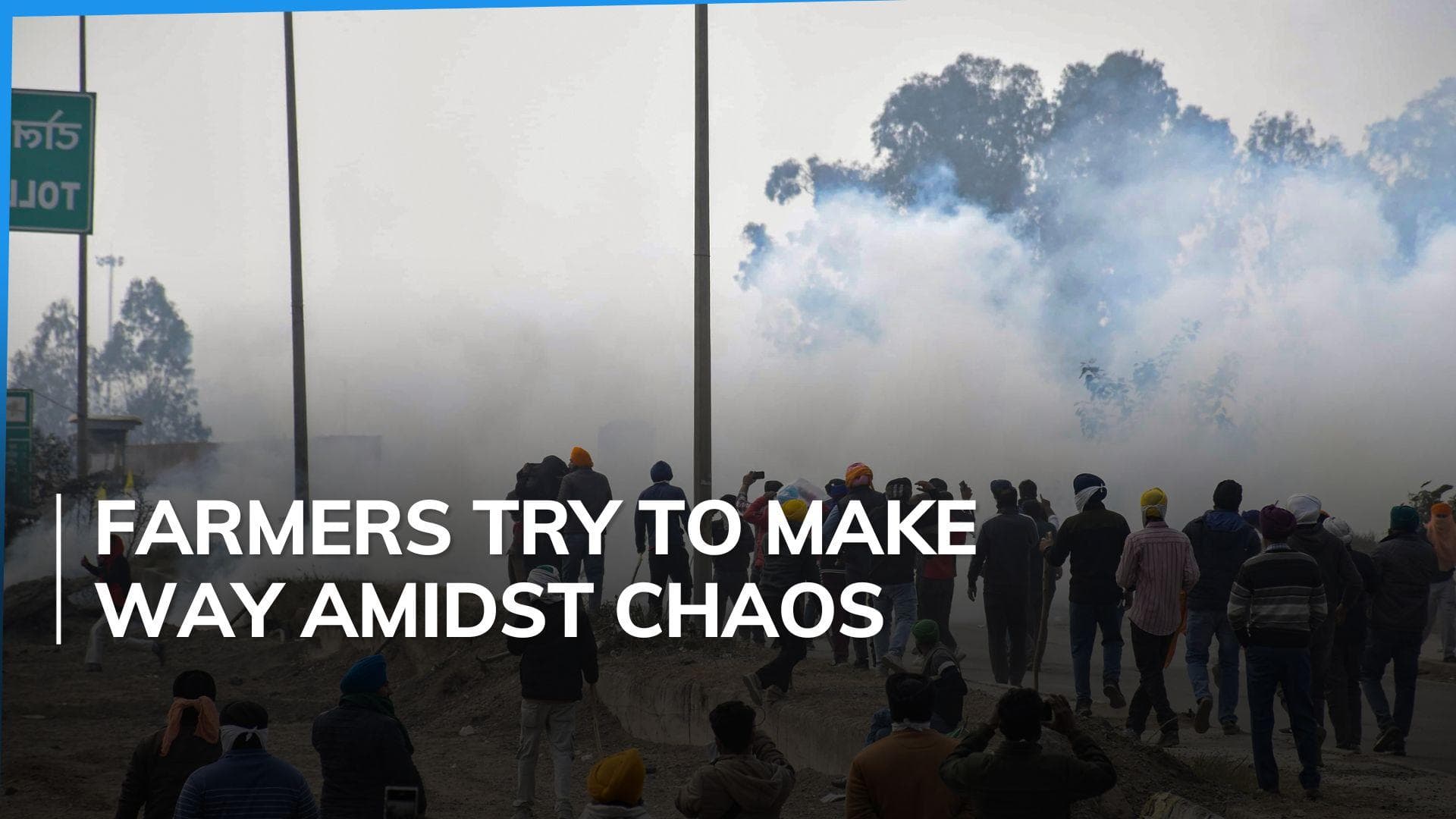 Chaos at Shambhu border as police try to stop farmers' 'Delhi Chalo' march  