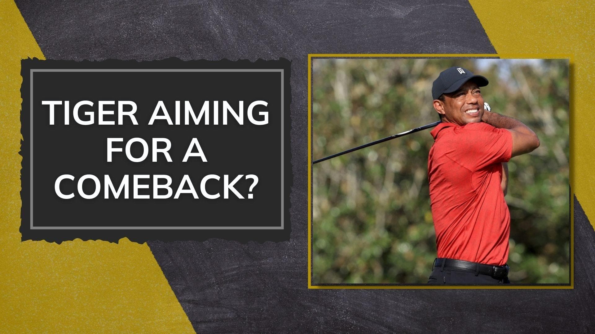 Tiger Woods could return to competitive golf and play Augusta Masters 