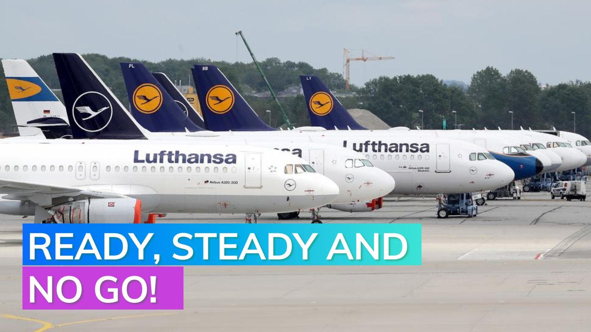 Find out why 1000 Lufthansa flights are grounded in Germany