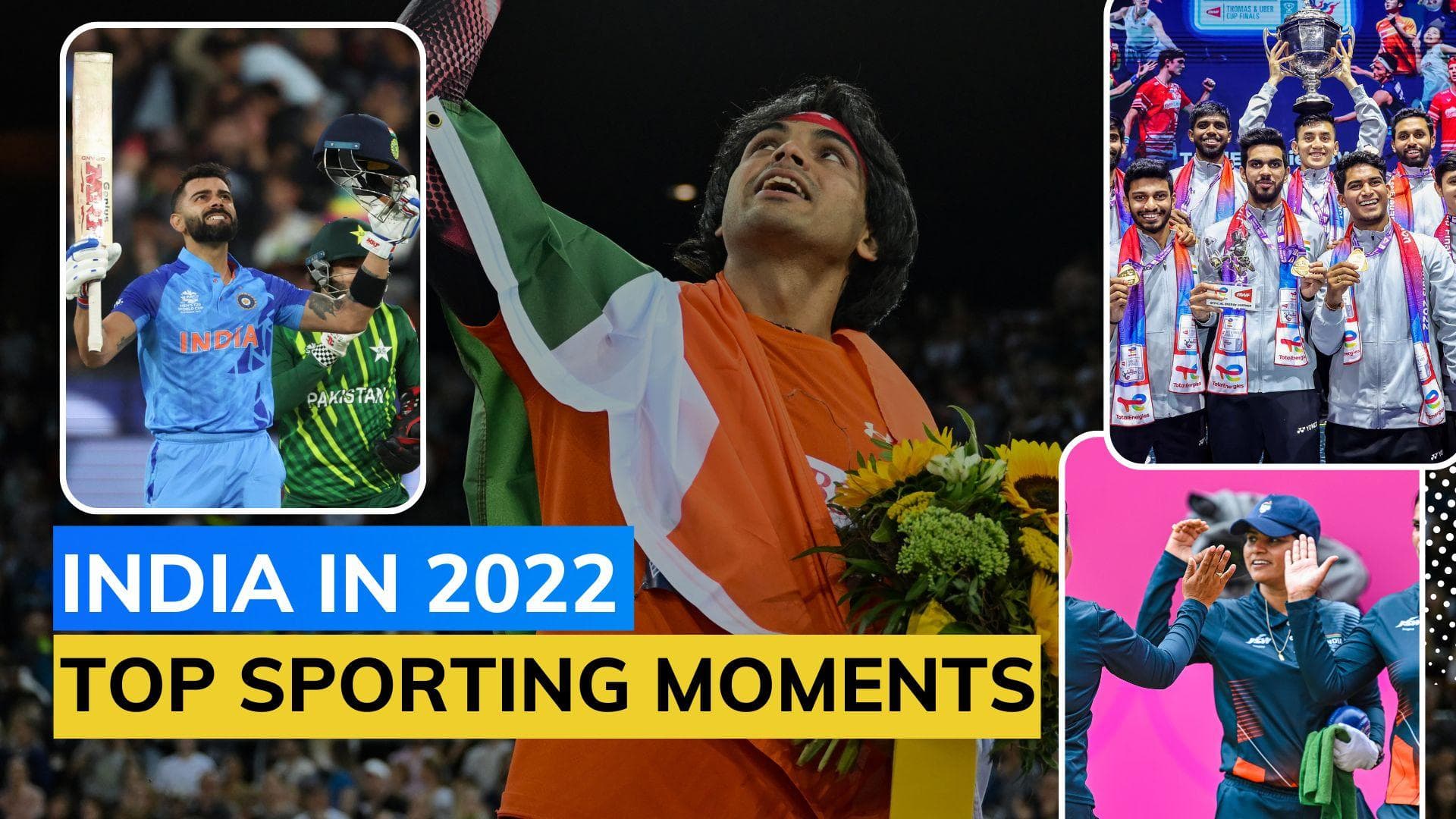 Year-ender 2022: Top moments in Indian sports