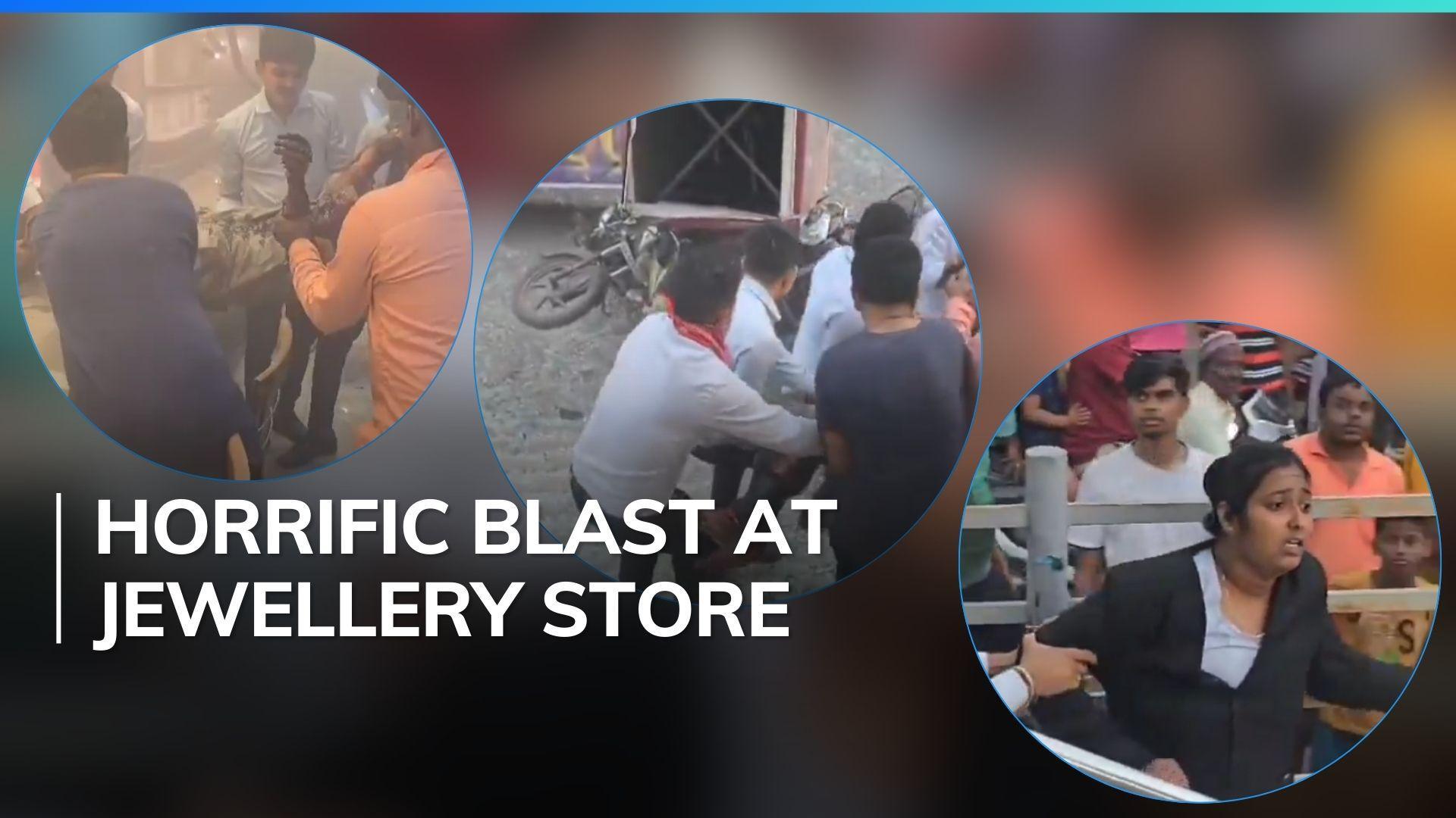 Air conditioner blasts at Kalyan Jewellers store, three injured | Watch 