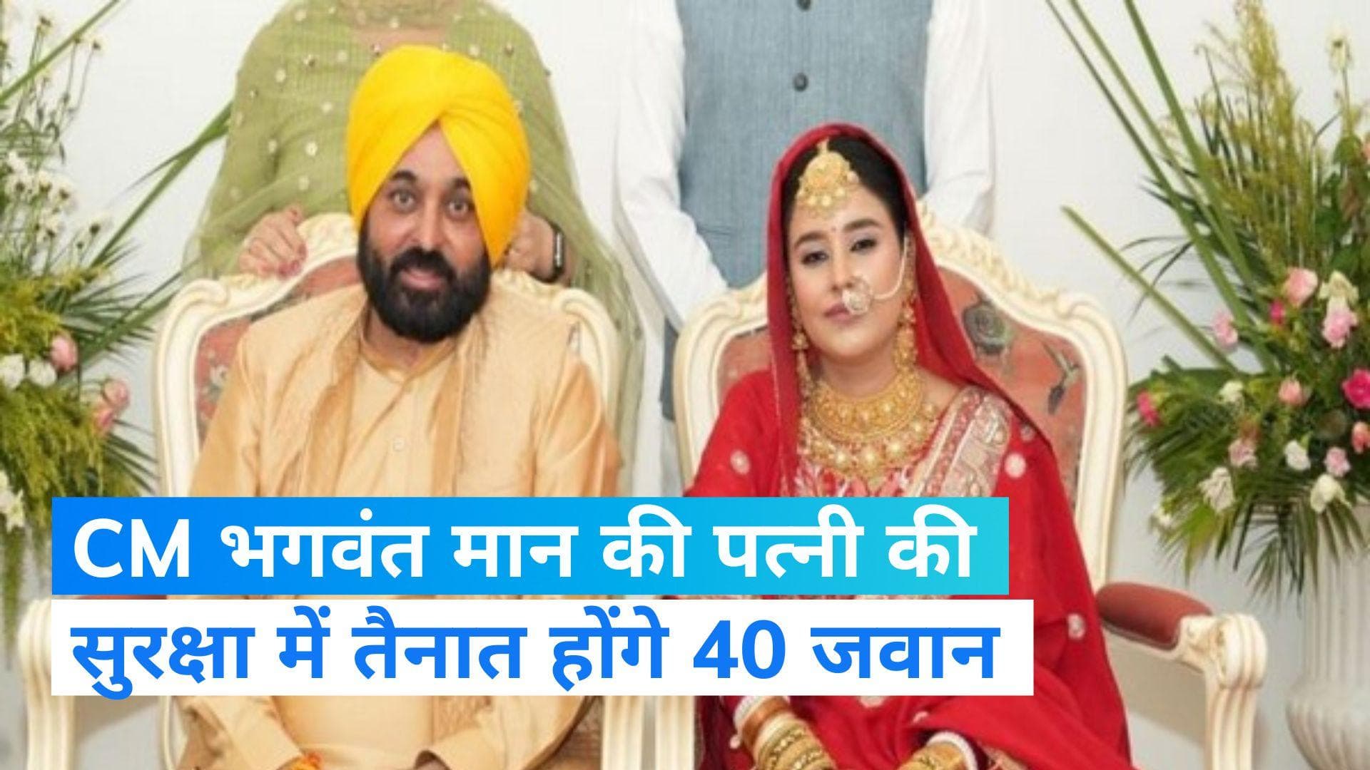 Punjab: CM भगवंत मान की पत्नी की सुरक्षा में इजाफा, AAP पर हमलावर हुई BJP