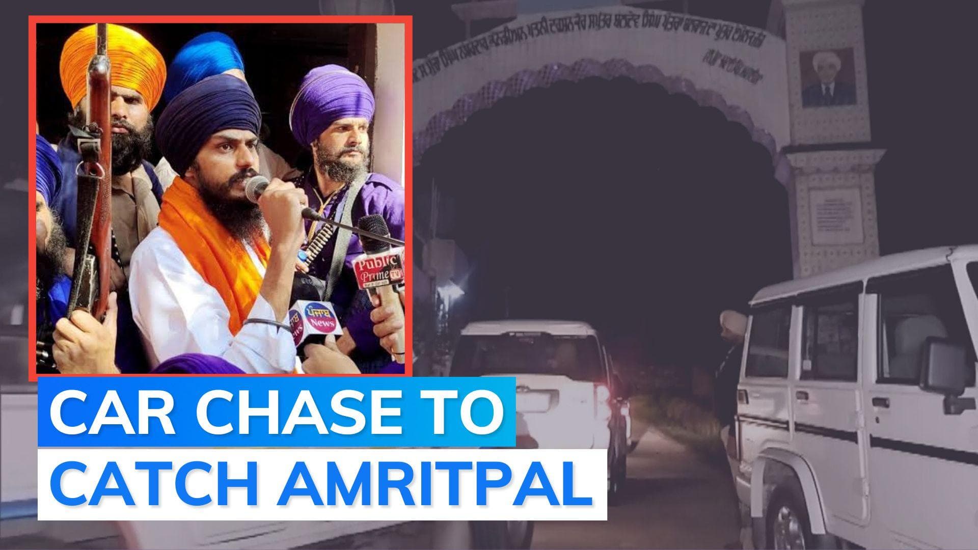 Amritpal Singh slips through police checkpost in Punjab