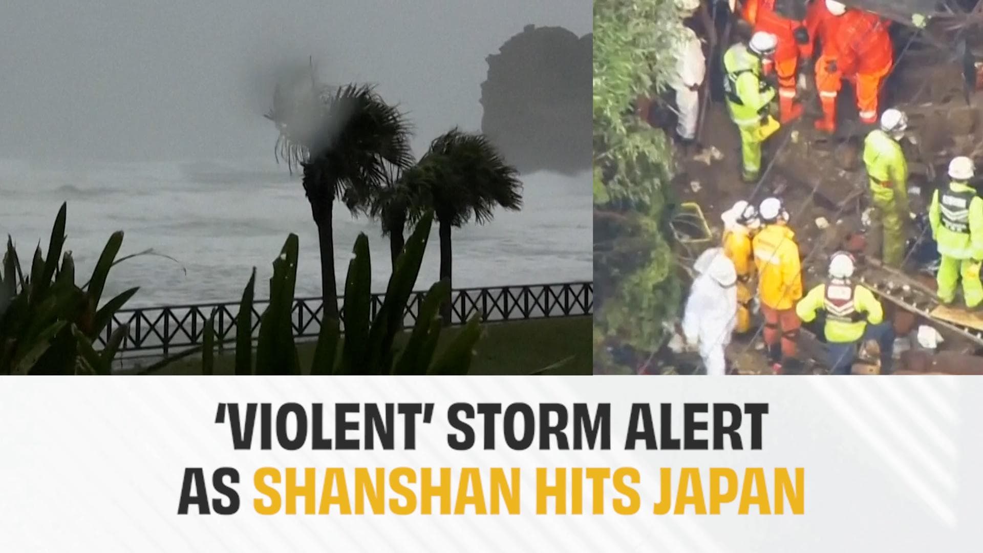 Typhoon Shanshan hits Japan's Kyushu island, brings death & destruction