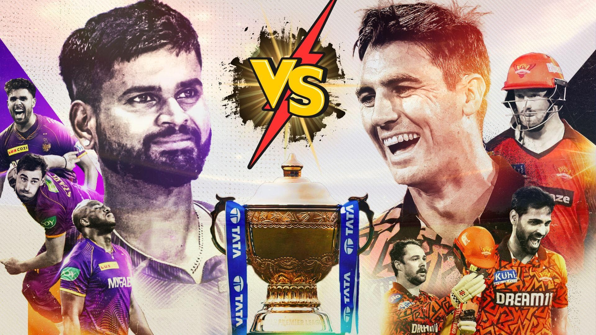 IPL 2024 final preview,  KKR vs SRH: Head-to-head record, team changes, weather, probable XI