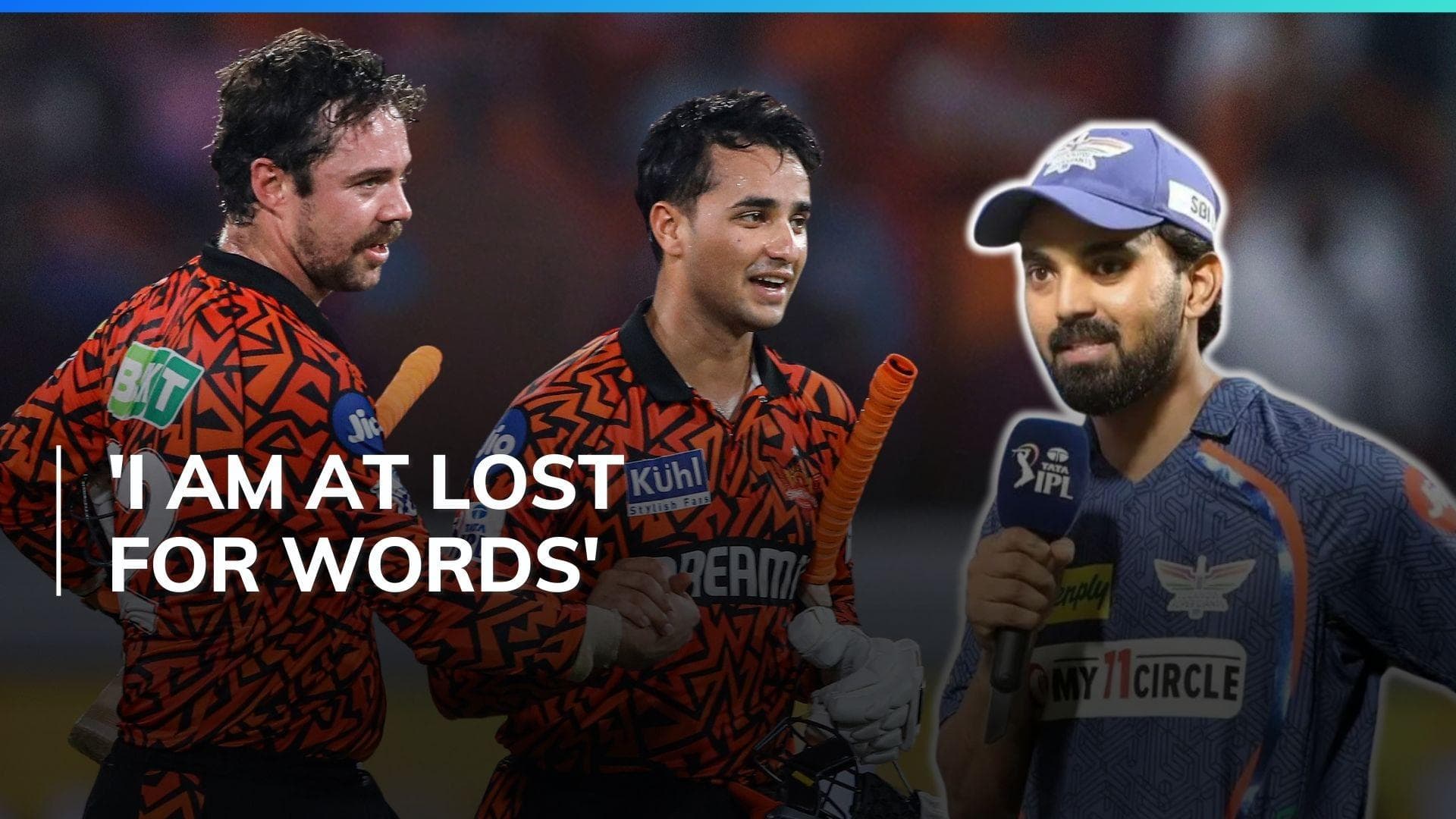 KL Rahul left shell-shocked with Travis Head and Abhishek Sharma Mayhem | IPL 2024, SRH vs LSG