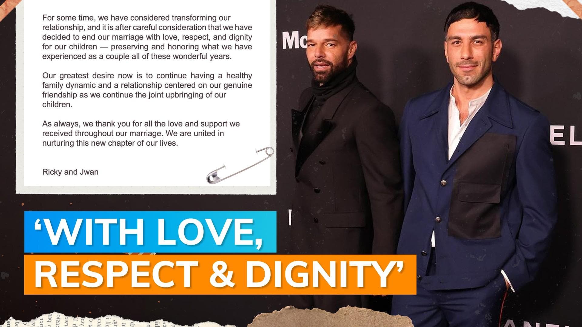 Ricky Martin and Jwan Yosef part ways after 6 years of marriage