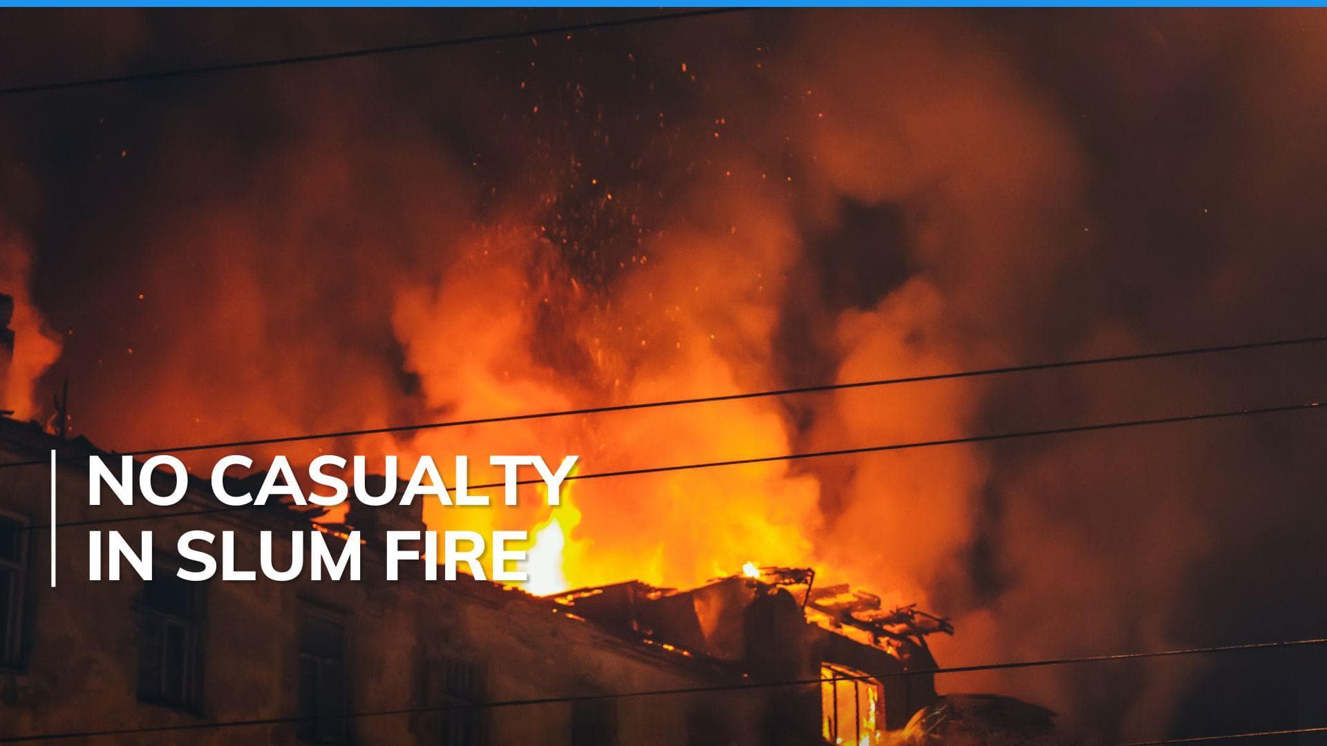 Watch | Fire in Delhi's slum area burns down 130 shanties