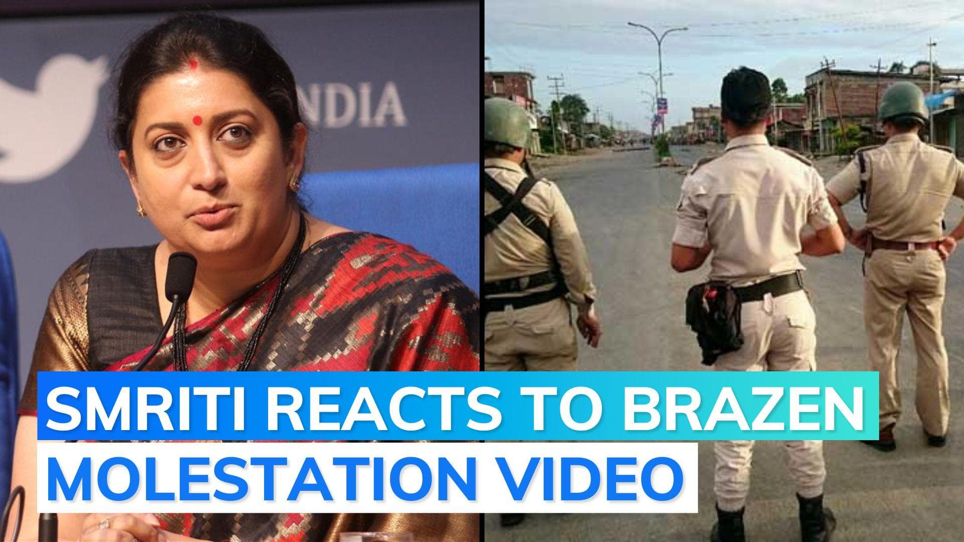 On Manipur video of naked women being paraded, Union minister Smriti Irani says 'spoke to CM'