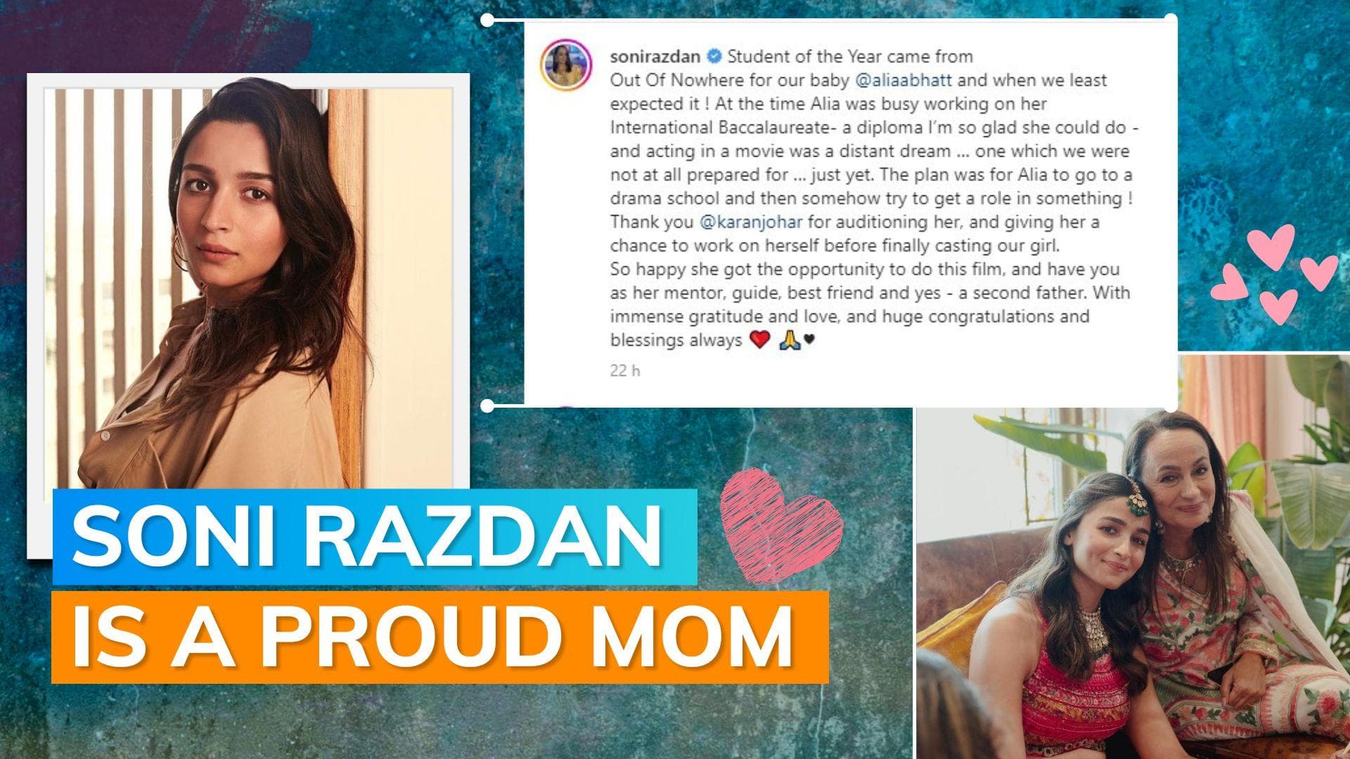 Soni Razdan reveals Alia Bhatt’s plan to join drama school before acting debut, ‘SOTY came from nowhere’