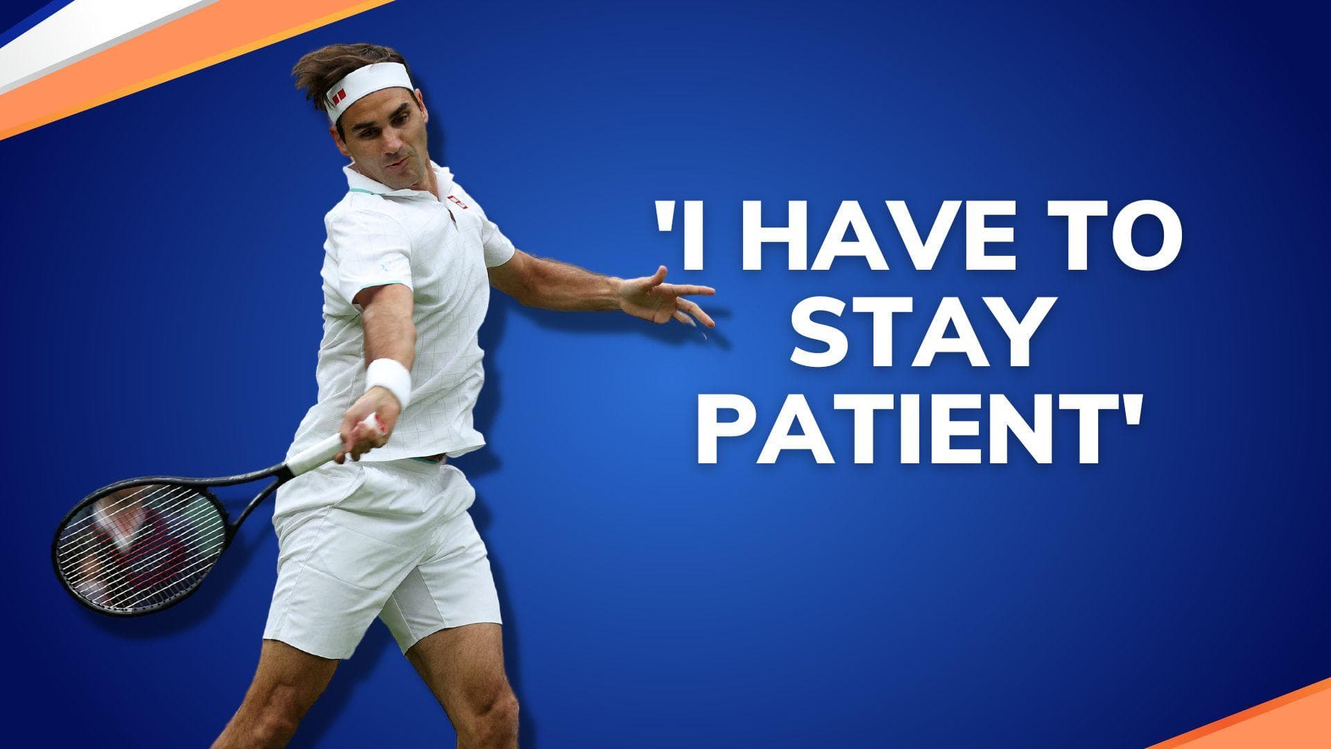 Roger Federer admits recovery has been slow