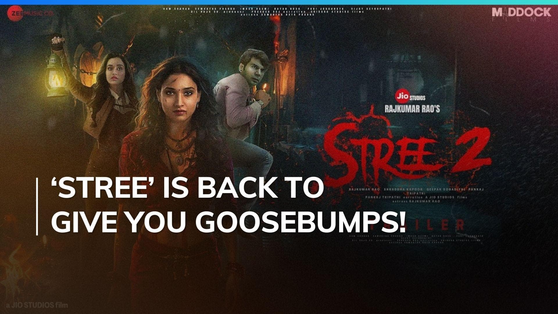 ‘Stree 2’ teaser out: Rajkumar Rao and Shraddha Kapoor set to take you on a spooky comedy ride  