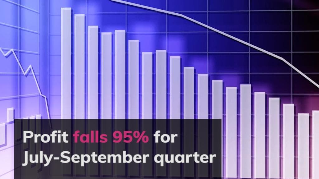 Nykaa profit down over 90%, stock slides 