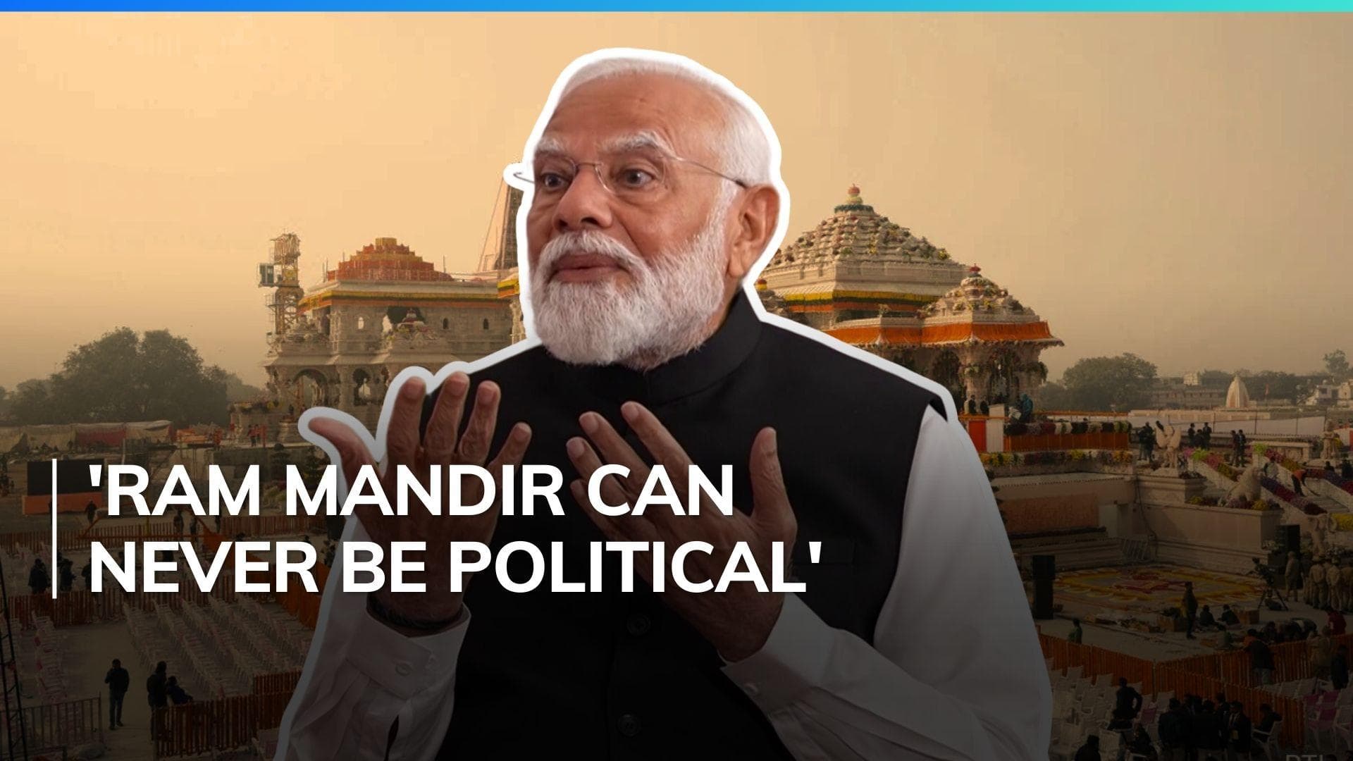 PM Modi calls Ram Mandir inauguration a 'spiritual moment' not a 'political event'