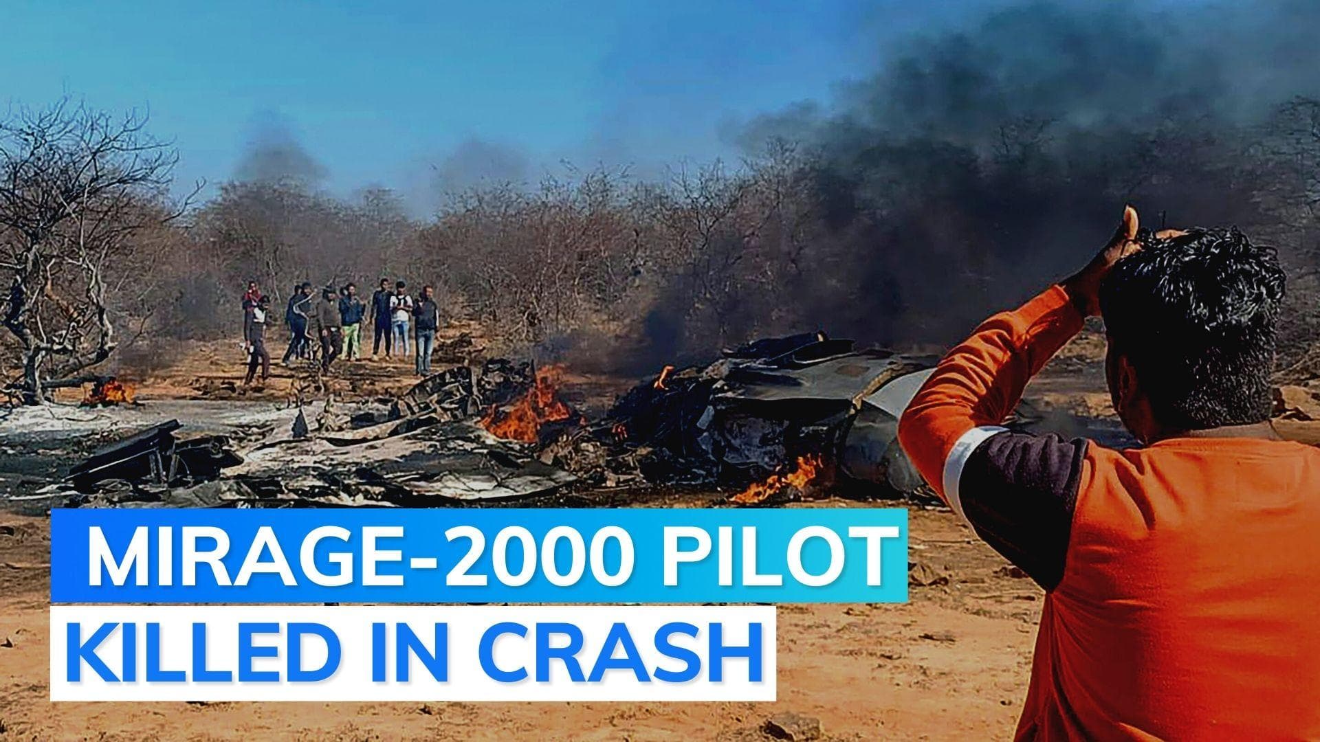 Pilot killed as Sukhoi, Mirage fighter jets crash in MP, IAF orders inquiry