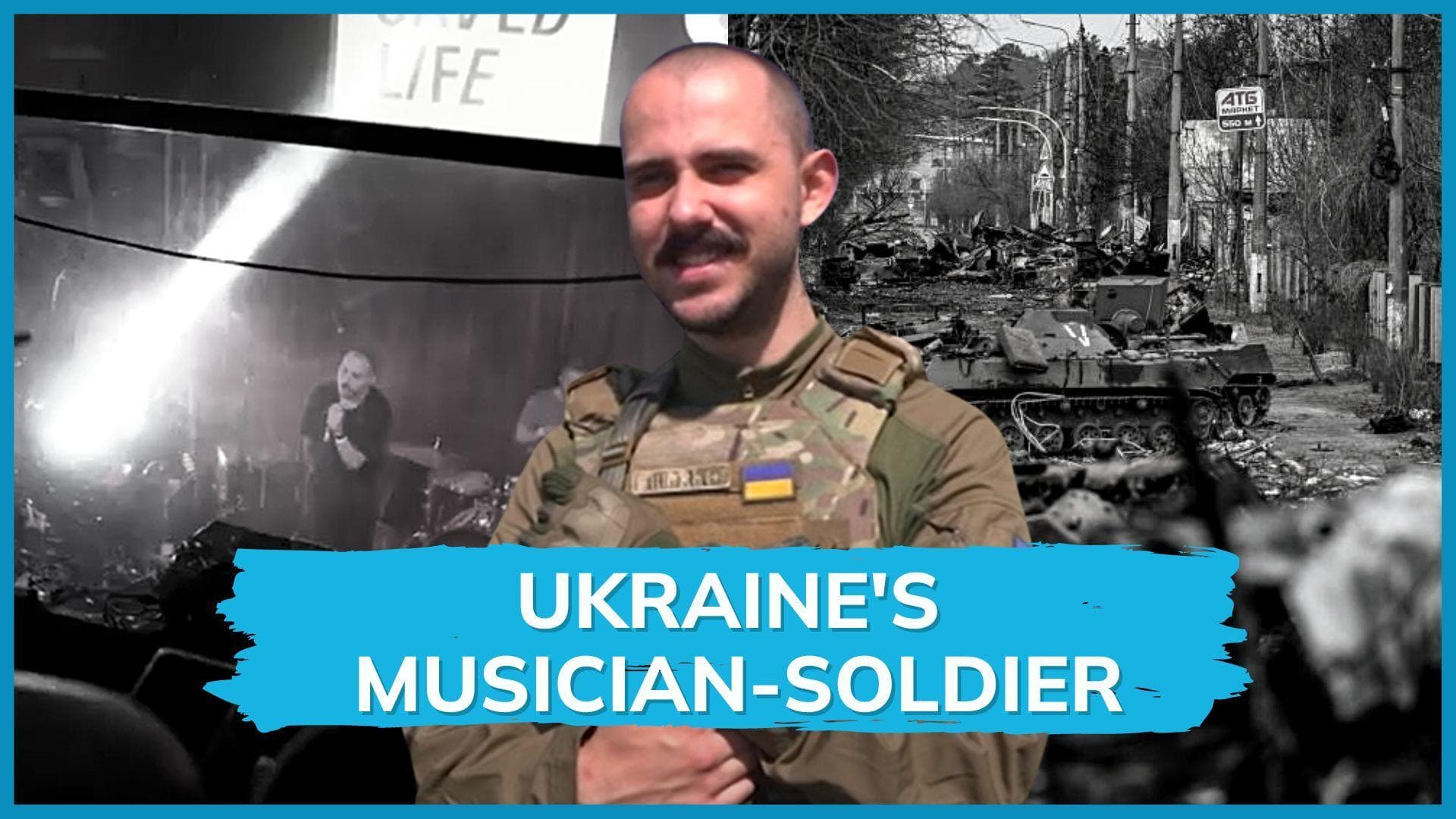 Meet this rapper-turned-soldier in war-torn Ukraine