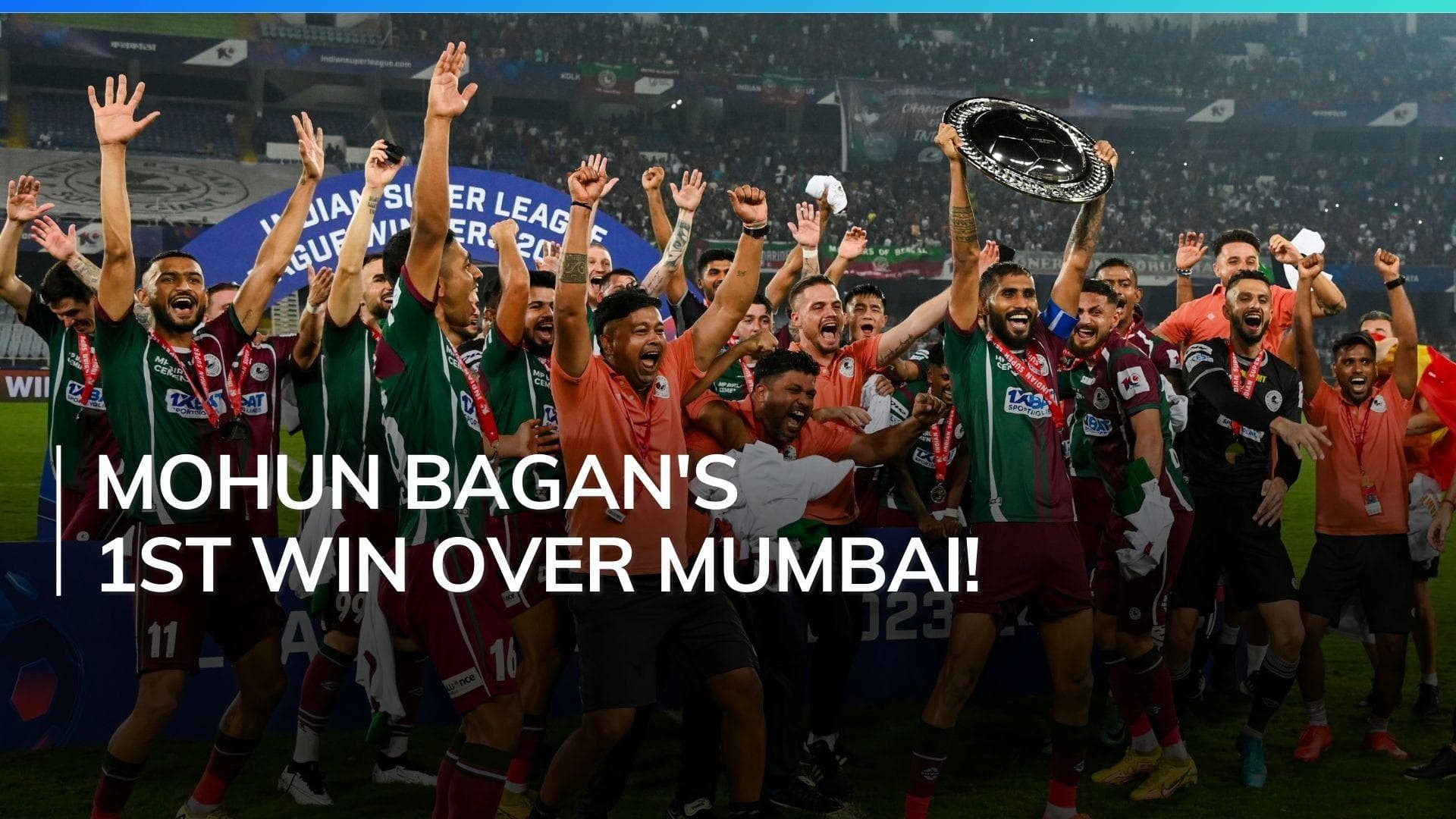 Mohun Bagan Super Giant pip Mumbai City to win maiden ISL League Shield