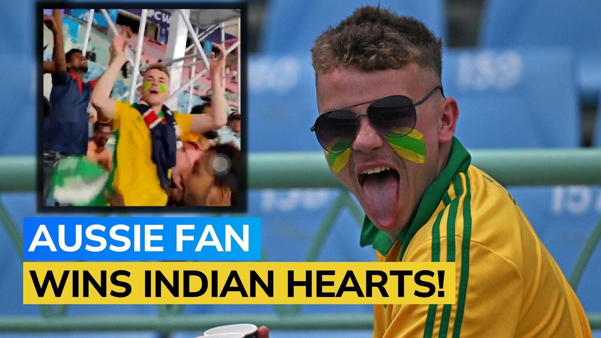 Watch: Australian fan shouts 'Ganpati Bappa, Morya', 'Bharat Mata ki Jai' in viral video | ICC World Cup