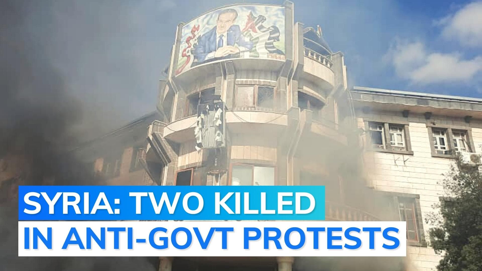 Two killed in rare anti-govt protests in Syria 