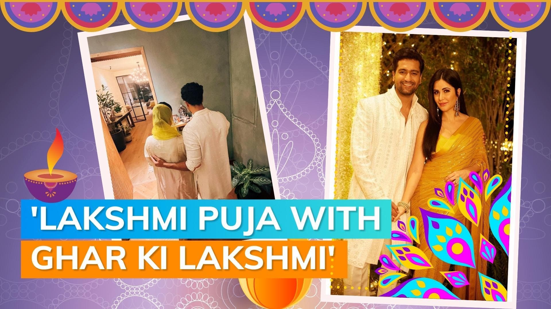 Vicky Kaushal and Katrina Kaif's dreamy Diwali celebrations at their Mumbai residence