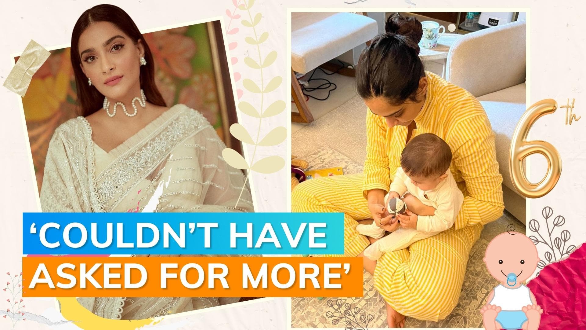 Sonam Kapoor shares a photo and video of ‘darling boy’ Vayu as he turns 6 months old