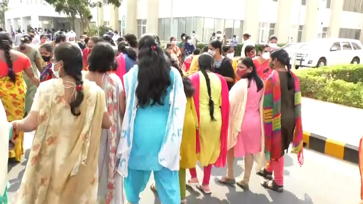 Why govt staff walked backwards during protest in Andhra