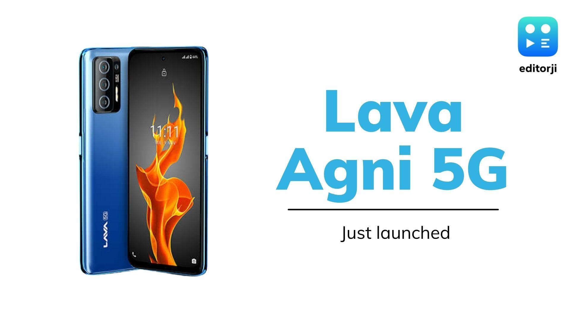 Lava Agni 5G smartphone launched in India: check price, specs