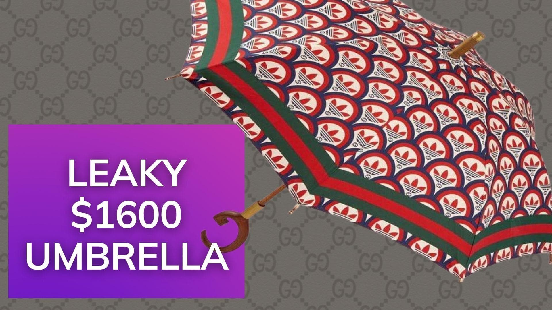 This Rs 1.2 lakh worth umbrella from Gucci, Adidas is not waterproof!