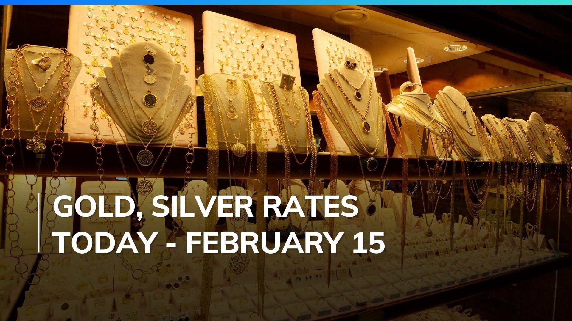 Gold, Silver Price Today February 15, 2024: Check Latest Rates in Mumbai, Delhi, Chennai, Bengaluru