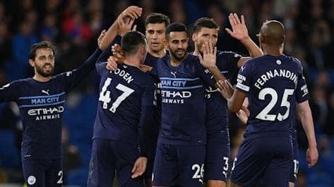 Premier League: Phil Foden's brace helps Manchester City thrash Brighton 4-1