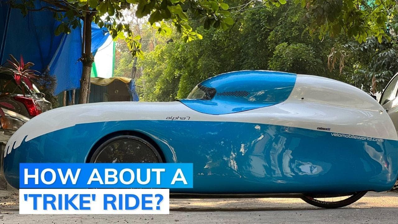 Watch: take a look at this human-powered 'bicycle car' on Bengaluru street