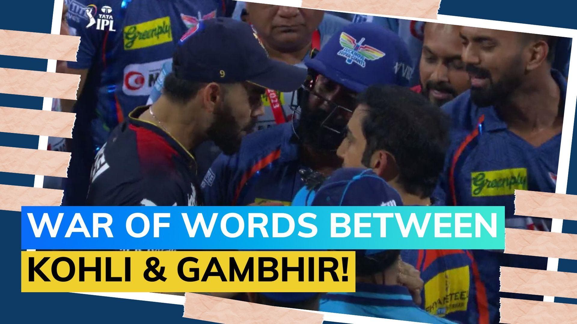 IPL 2023: Virat Kohli vs Gautam Gambhir again! Indian stars fight after RCB’s win against LSG