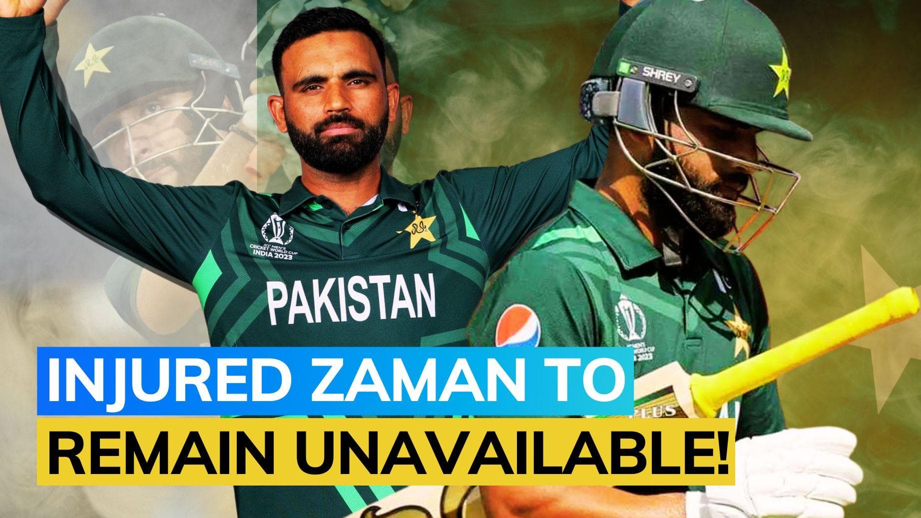 Pakistan's Fakhar Zaman, Salman Agha unavailable vs Australia | AUS vs PAK | ICC Cricket World Cup