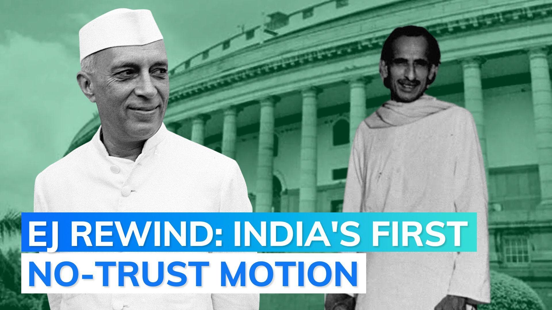 When Jawaharlal Nehru faced India's first no-confidence motion