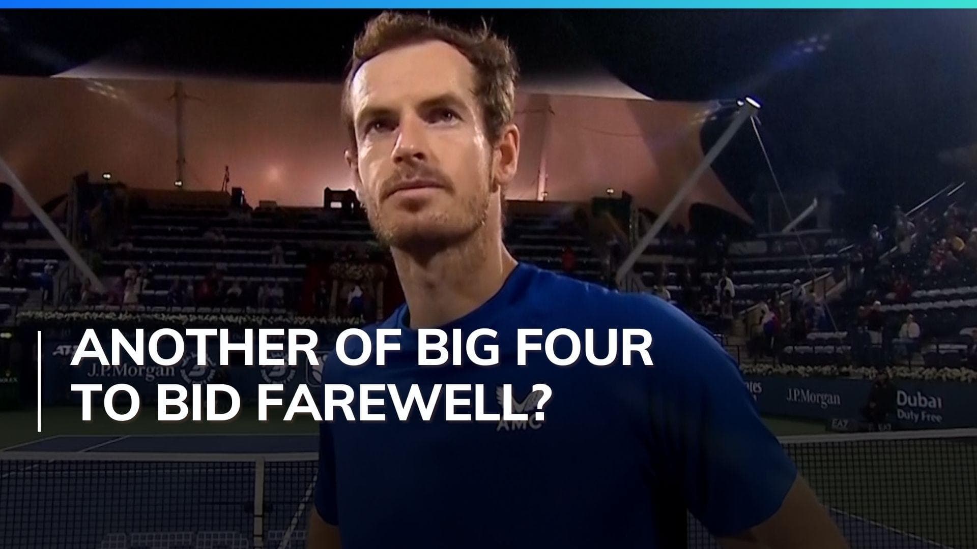 Watch: After 500th hard court win, Andy Murray hints at retirement | Dubai Championships
