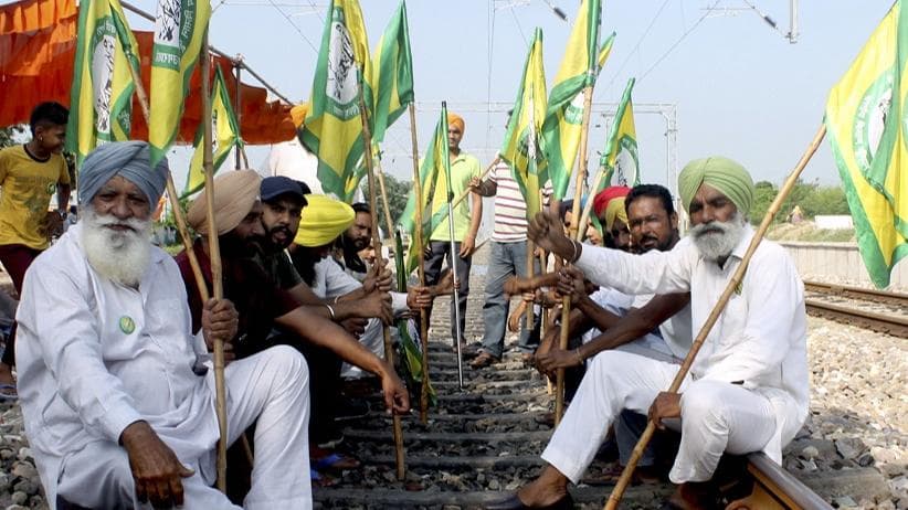 Bharat Bandh: Snapshots from farmers protests across country