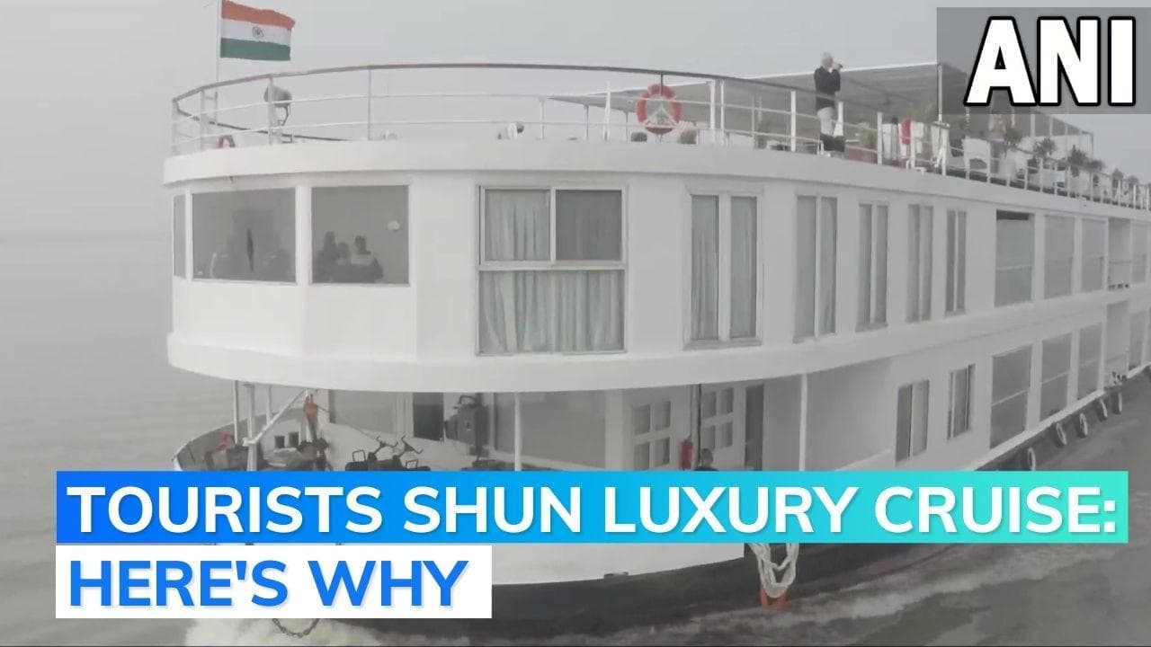 Watch: inaugurated by PM, 51-day Ganga cruise hits troubled waters on 3rd day