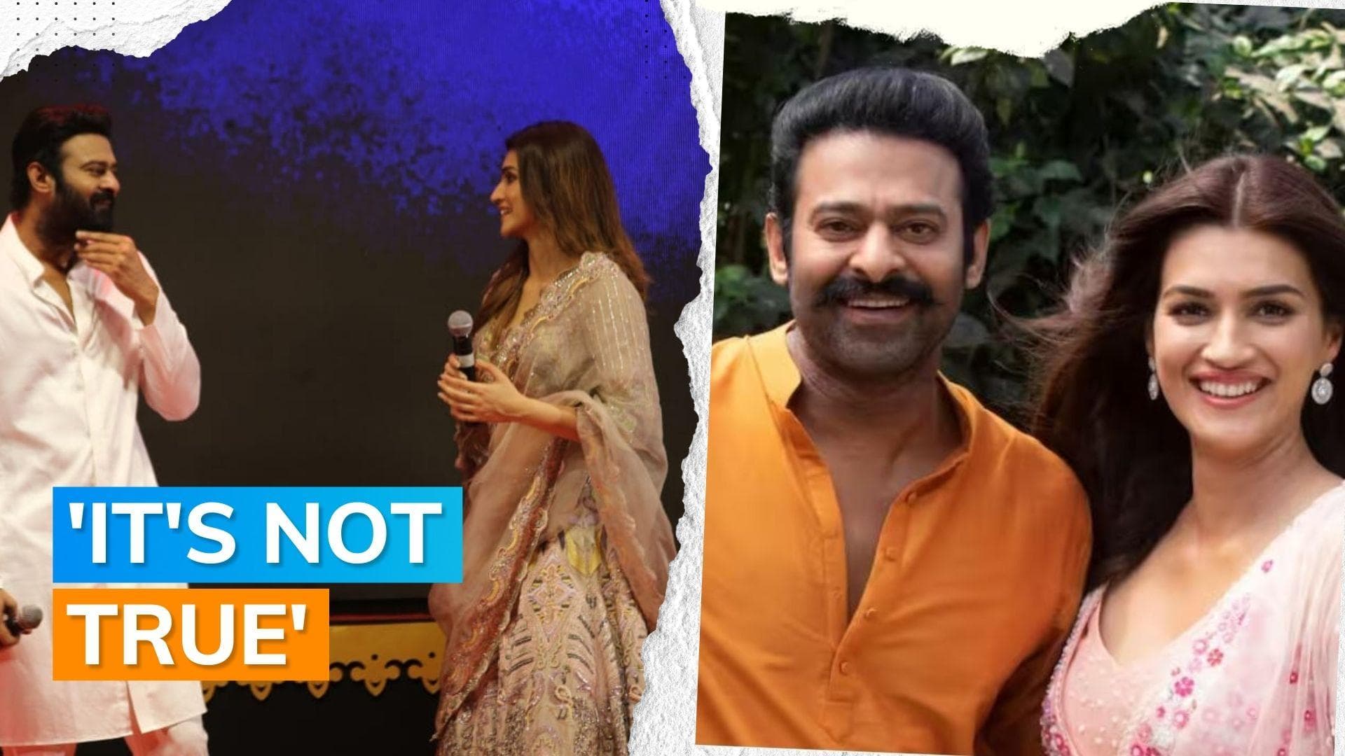 Prabhas and Kriti Sanon to get engaged in Maldives? Actor’s team reacts