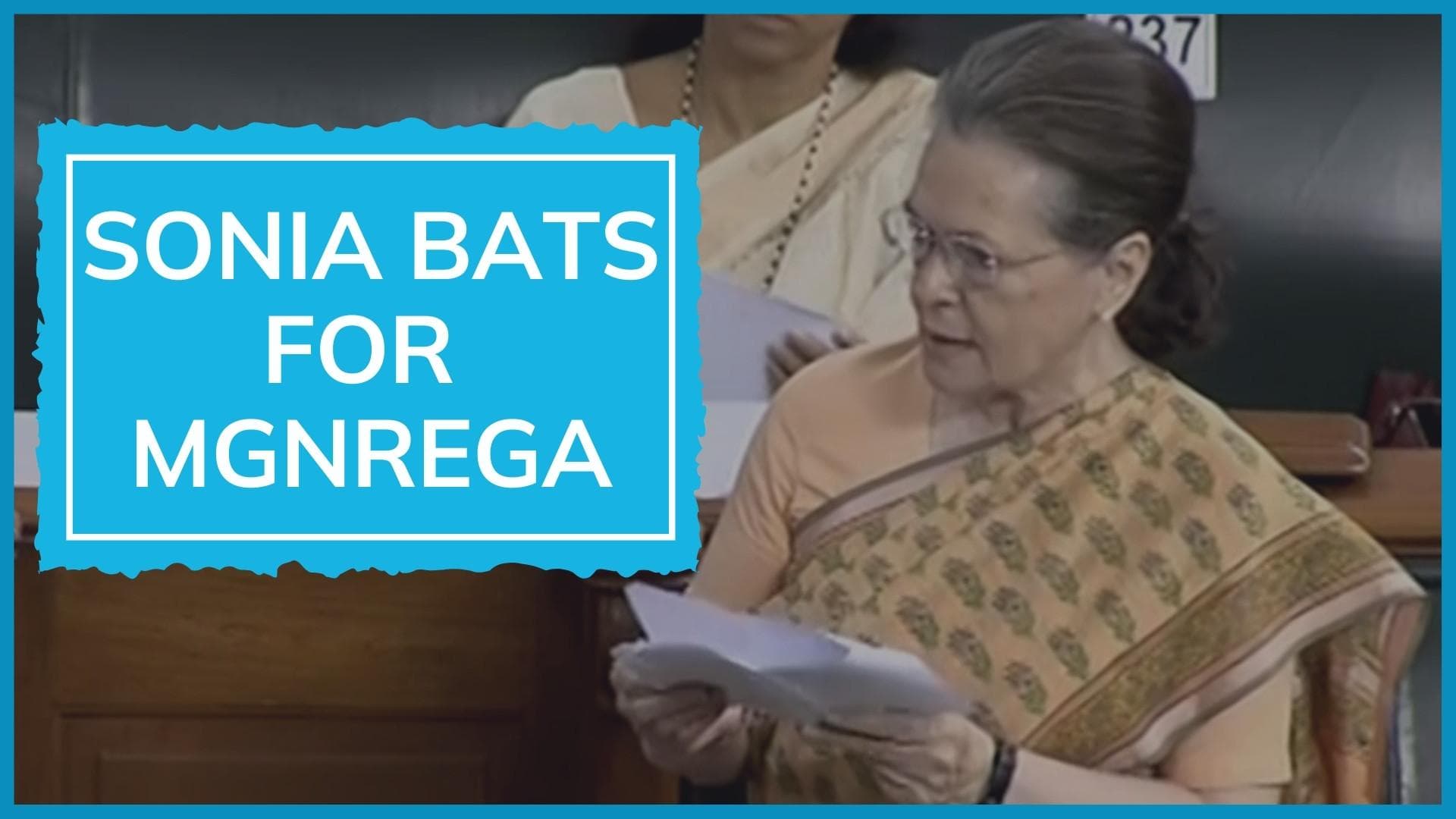 Sonia Gandhi vs Modi govt over MGNREGA 'Budget cut'