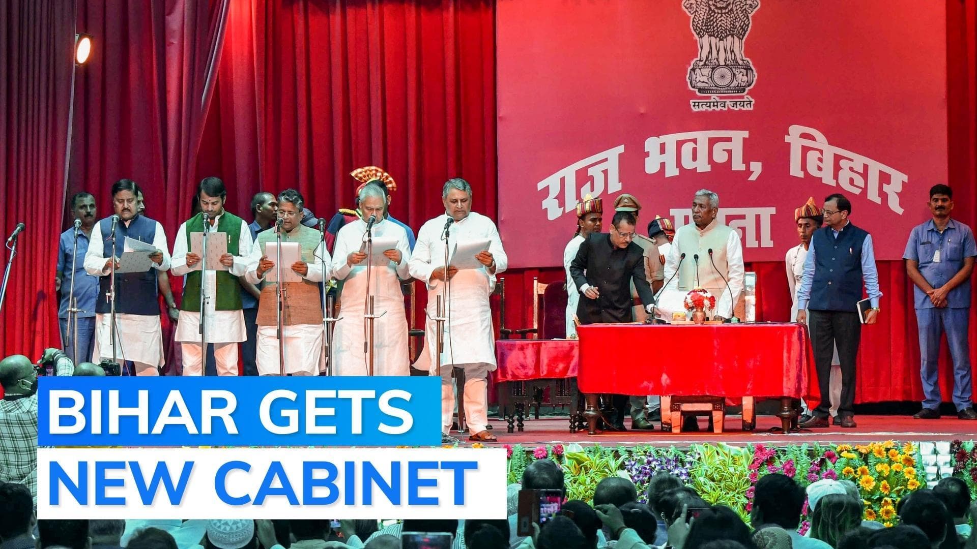 Bihar cabinet expansion: 31 ministers inducted, RJD gets lion's share