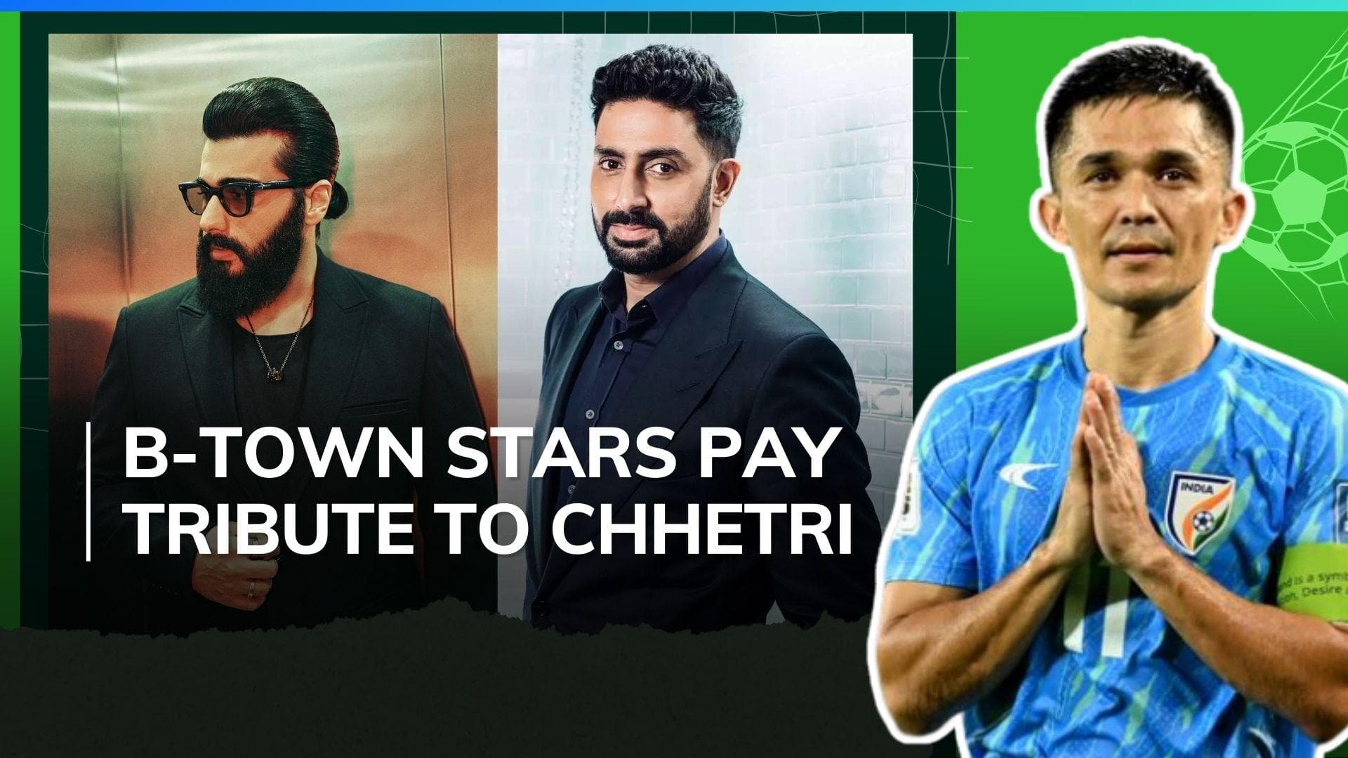 Sunil Chhetri retires from international football: Arjun Kapoor, Abhishek Bachchan pen heartfelt notes