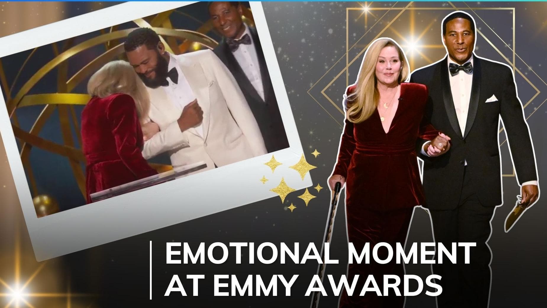 75th Emmy Awards: Christina Applegate tears up after receiving a standing ovation  