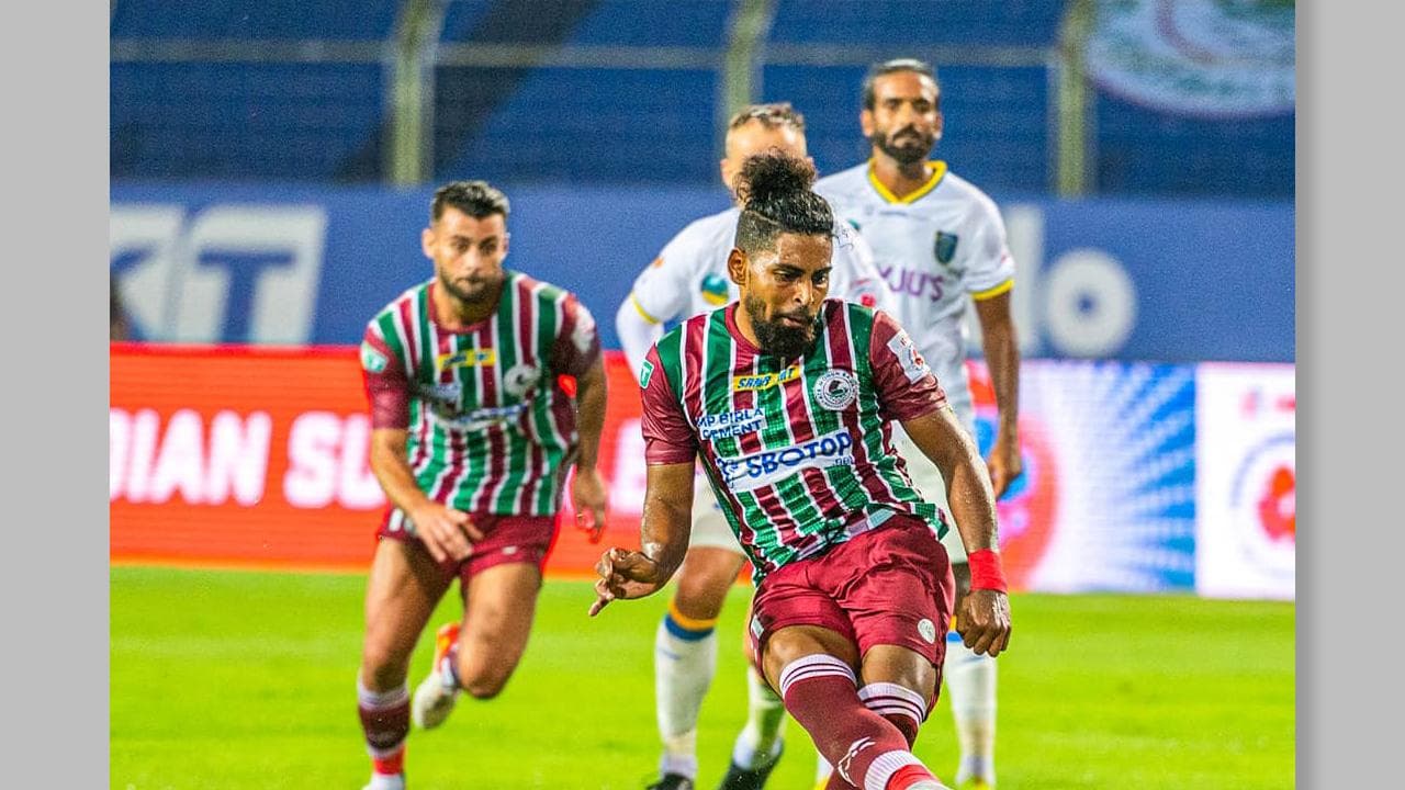 ISL 2021: প্রথম ম্যাচেই দুরন্ত ফর্মে সবুজ-মেরুন শিবির, প্রথমার্ধে ৩-১ গোলে এগিয়ে রয় কৃষ্ণারা