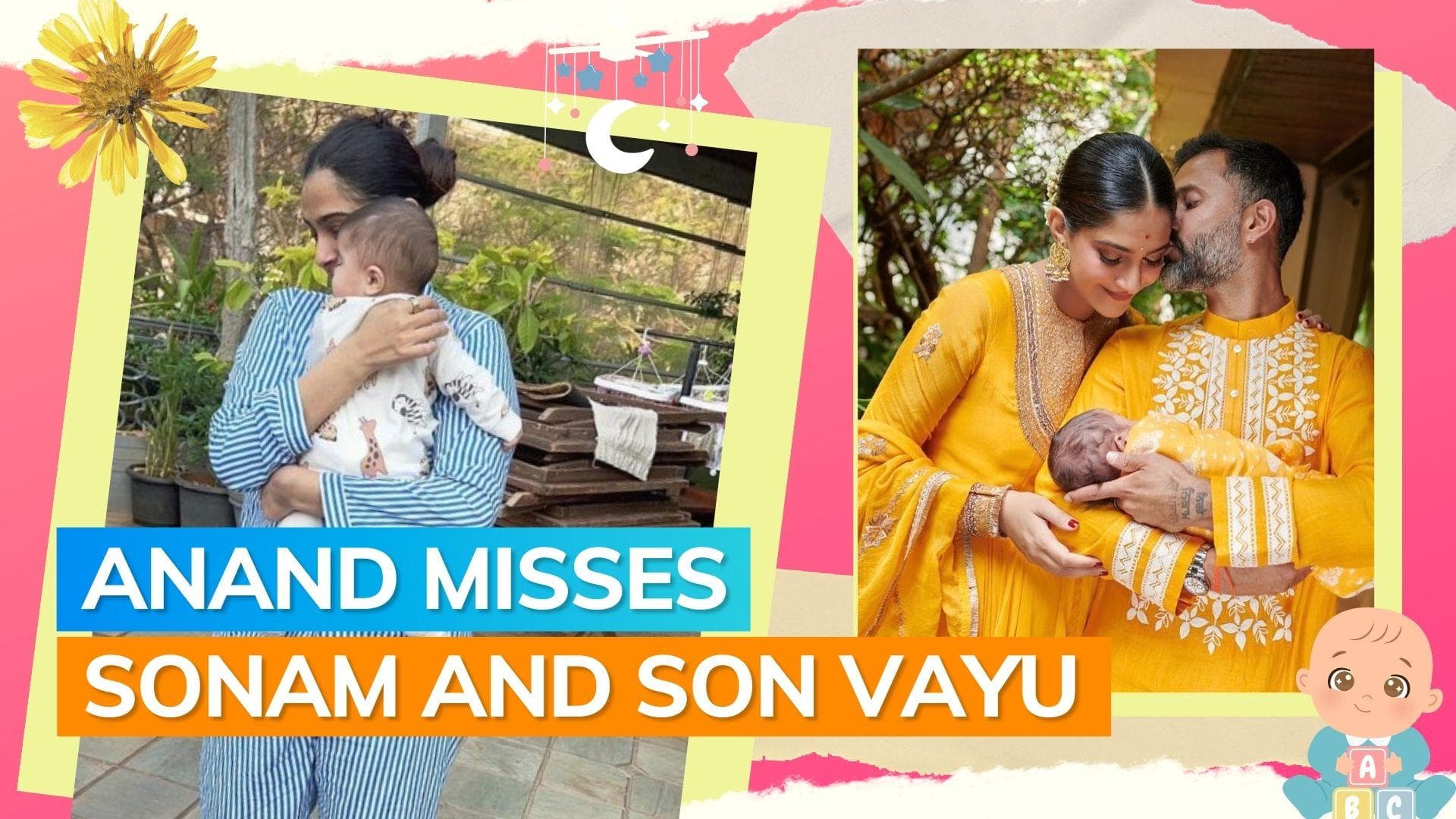 Sonam Kapoor holds son Vayu close in new photo shared by Anand Ahuja; Rhea Kapoor reacts 