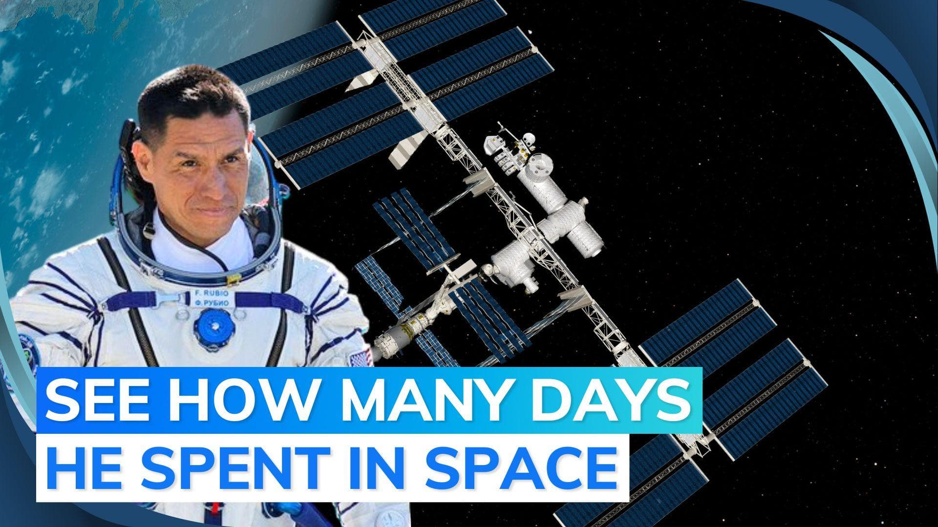 NASA astronaut Frank Rubio breaks US record for longest spaceflight