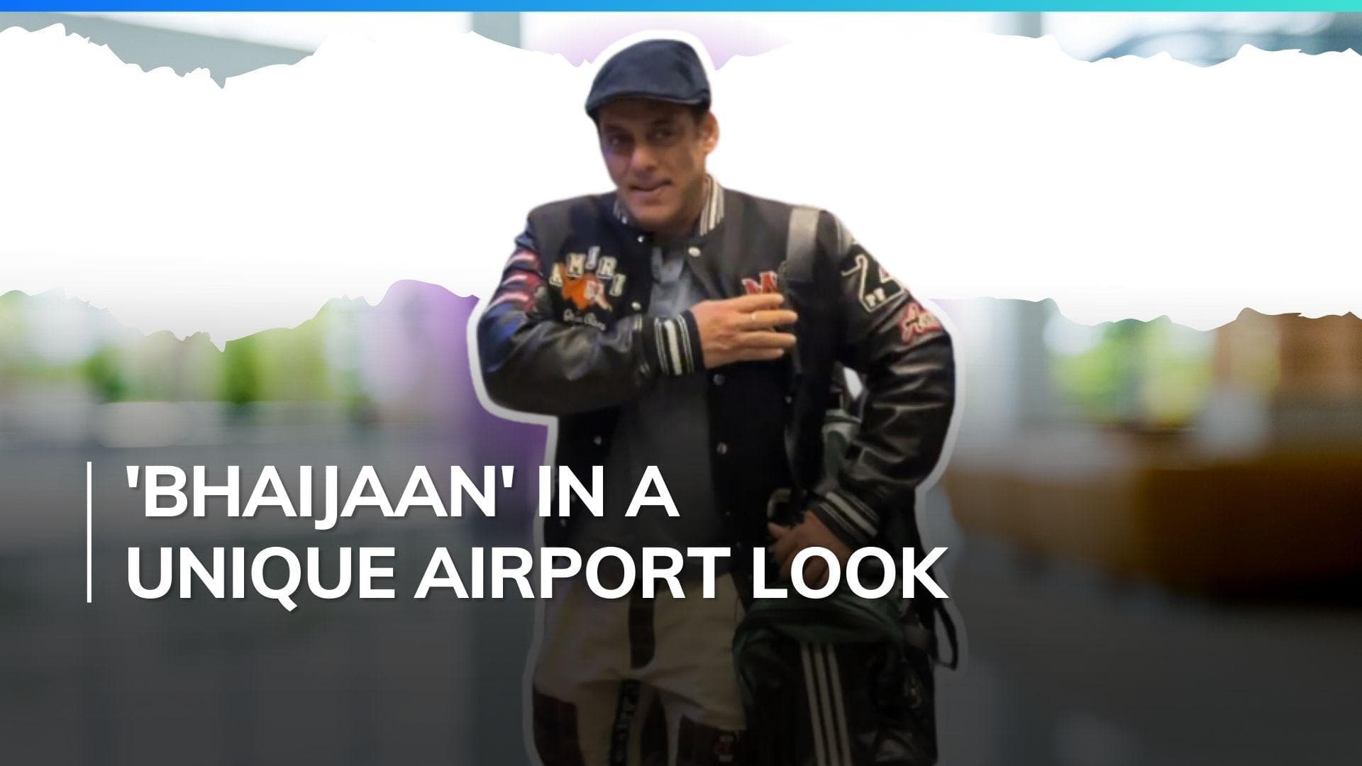 Salman Khan grabs attention with his unique pants at Mumbai airport; watch video 