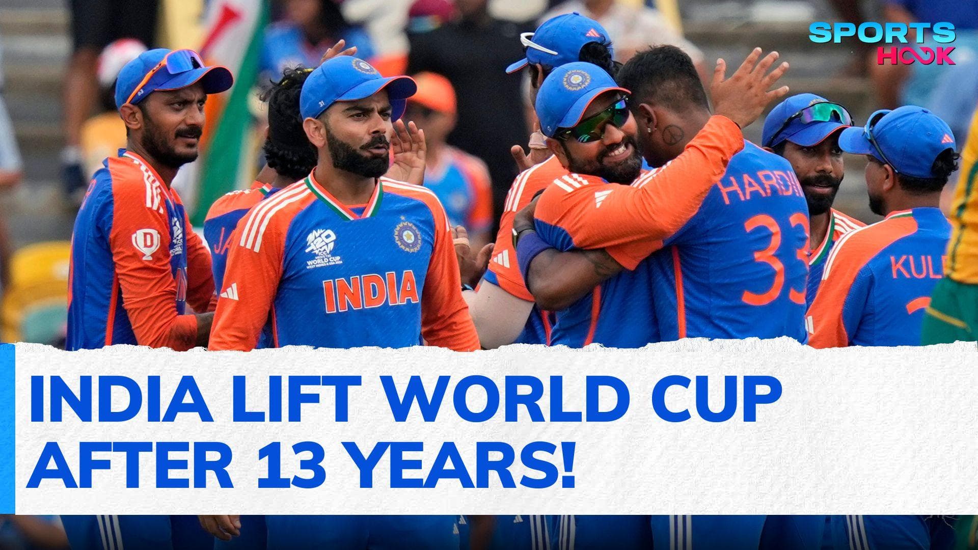 India pull off the improbable with spectacular comeback win in T20 World Cup 2024 final