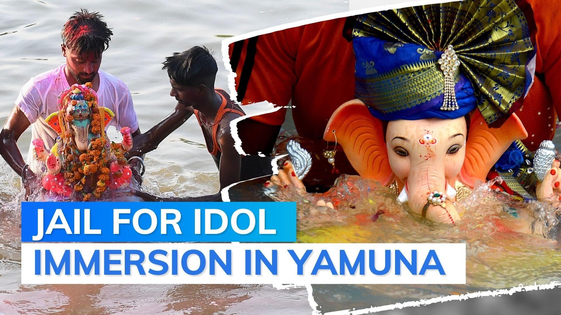 Ahead of Ganesh Chaturthi, warning against idol immersion in Yamuna in Delhi, 6-yr jail term reminder