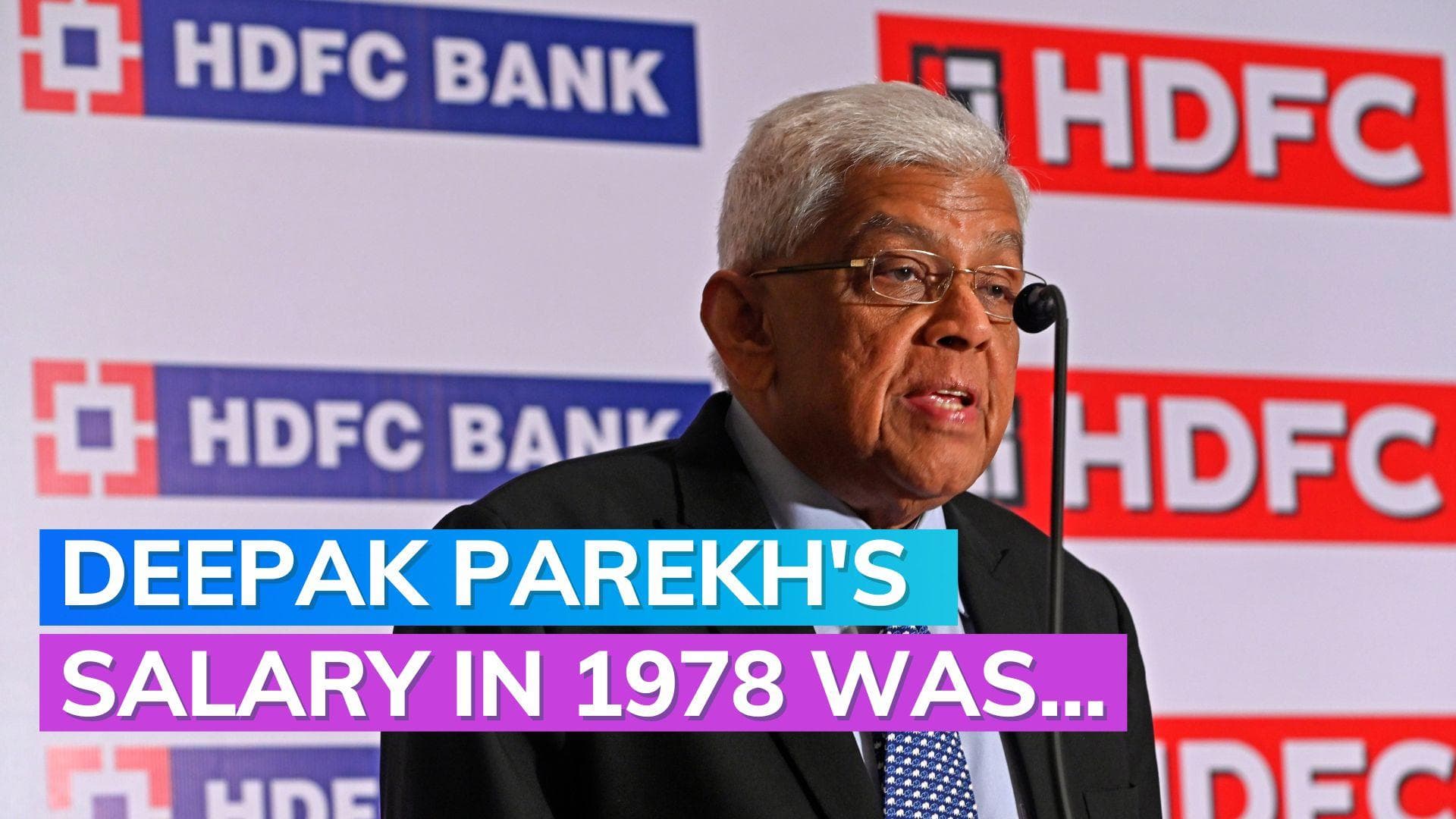 HDFC merger: Former chairman Deepak Parekh's offer letter goes viral, his first salary was...