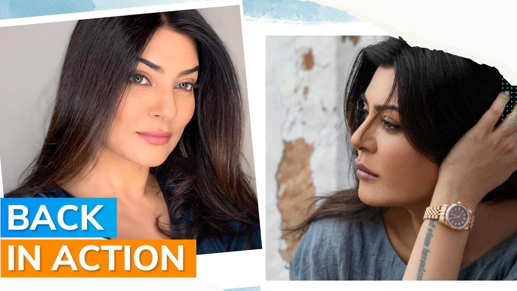 Sushmita Sen returns to work after heart attack, dubs for her forthcoming web series ‘Taali’